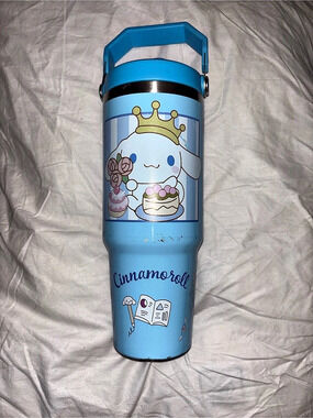 Sanrio Cinnamoroll 40 oz Stainless Steel Insulated Tumbler 40 oz Stainless Steel